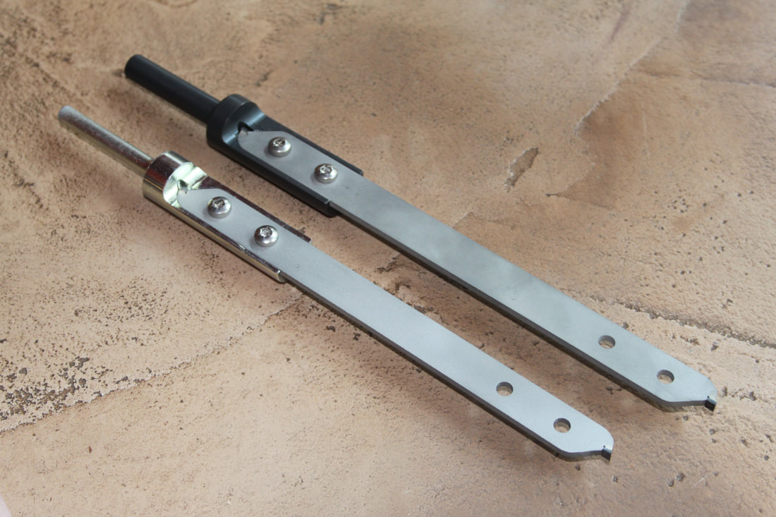 MIDI Parting Tool (Black Parting Tool Holder), MINI Parting Tool (Silver Parting Tool Holder)