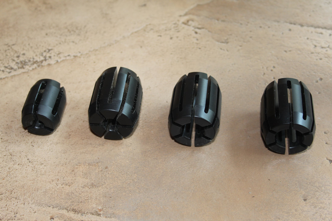 Side View - Left to right- MINI, MIDI, MAXI, MAXI PLUS