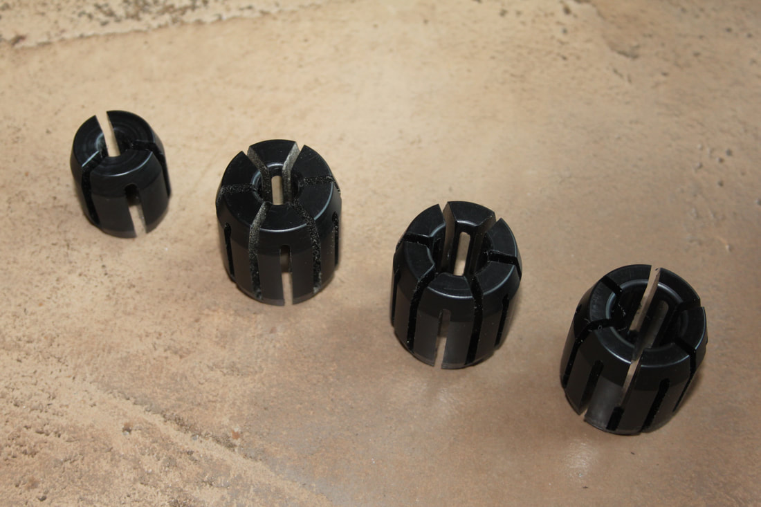 Top View - Left to right- MINI, MIDI, MAXI, MAXI PLUS